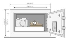 Yale Yüksek Güvenlikli - Compact Kasa - YSEB/200/EB1