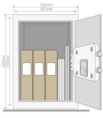 Yale Maksimum Güvenlik Sertifikalı  Profesyonel Tip Kasa YSEM/520/EG1