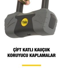 Yale Maksimum Güvenlikli U Bisiklet Kilidi - YUL3/14/230/1
