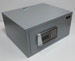 Kale KK 220 Motorlu Elektronik Şifreli Dijital Para Kasası Açık Gri - KKLAP220