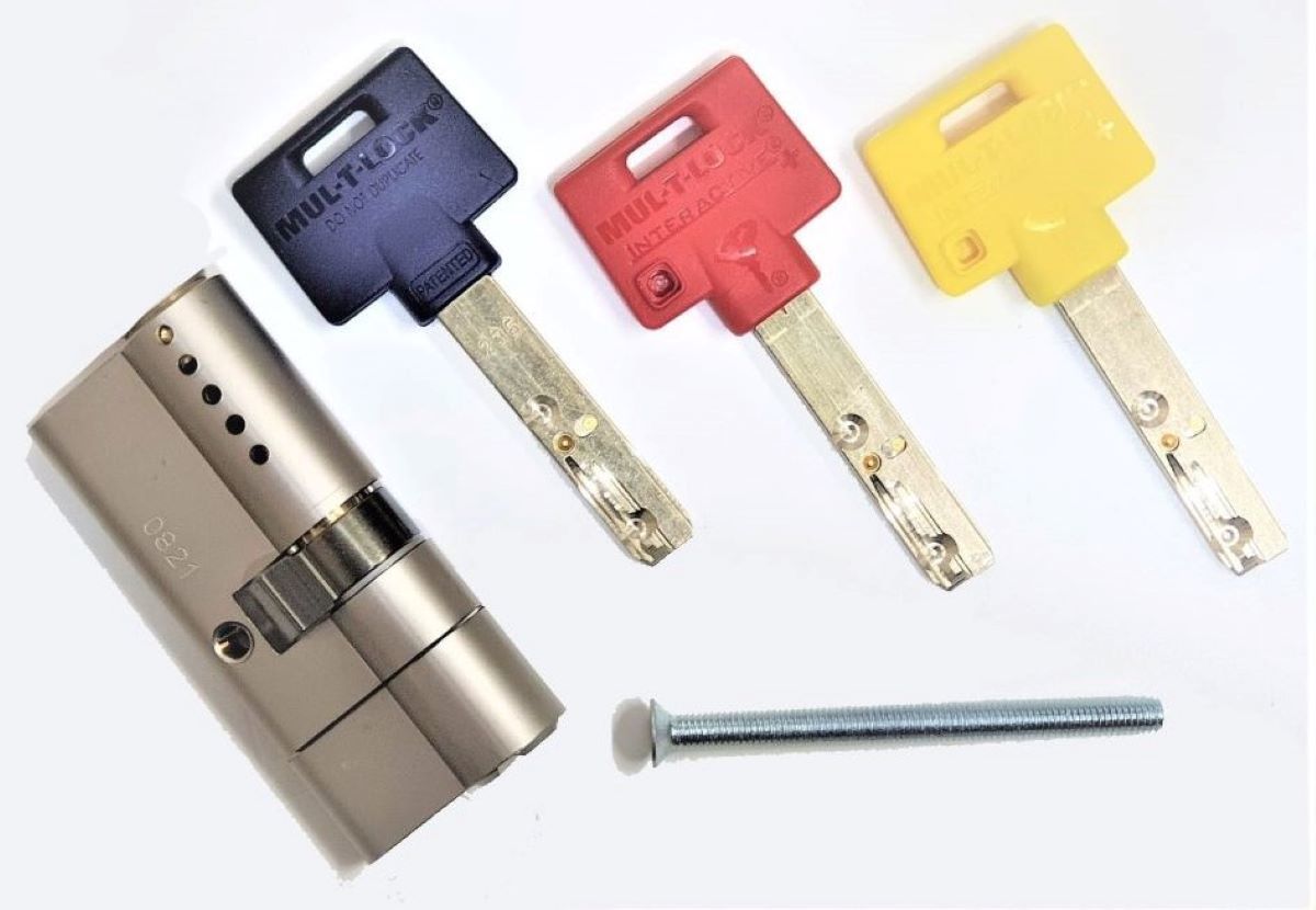 Multlock Mtl600 Interactive Yüksek Güvenli Tuzaklı Barel 71 MM 3 Anahtarlı