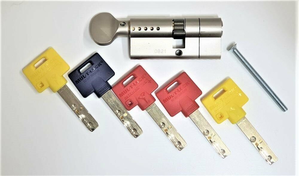 Multlock Mtl600 Interactive Yüksek Güvenli Tuzaklı Mandallı Barel 71 MM 5 Anahtarlı