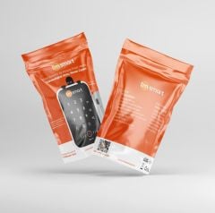 Im Smart Mini Kapı Alarmı Darbe Sensörlü Dokunmatik Ekran + Mini Işıldak