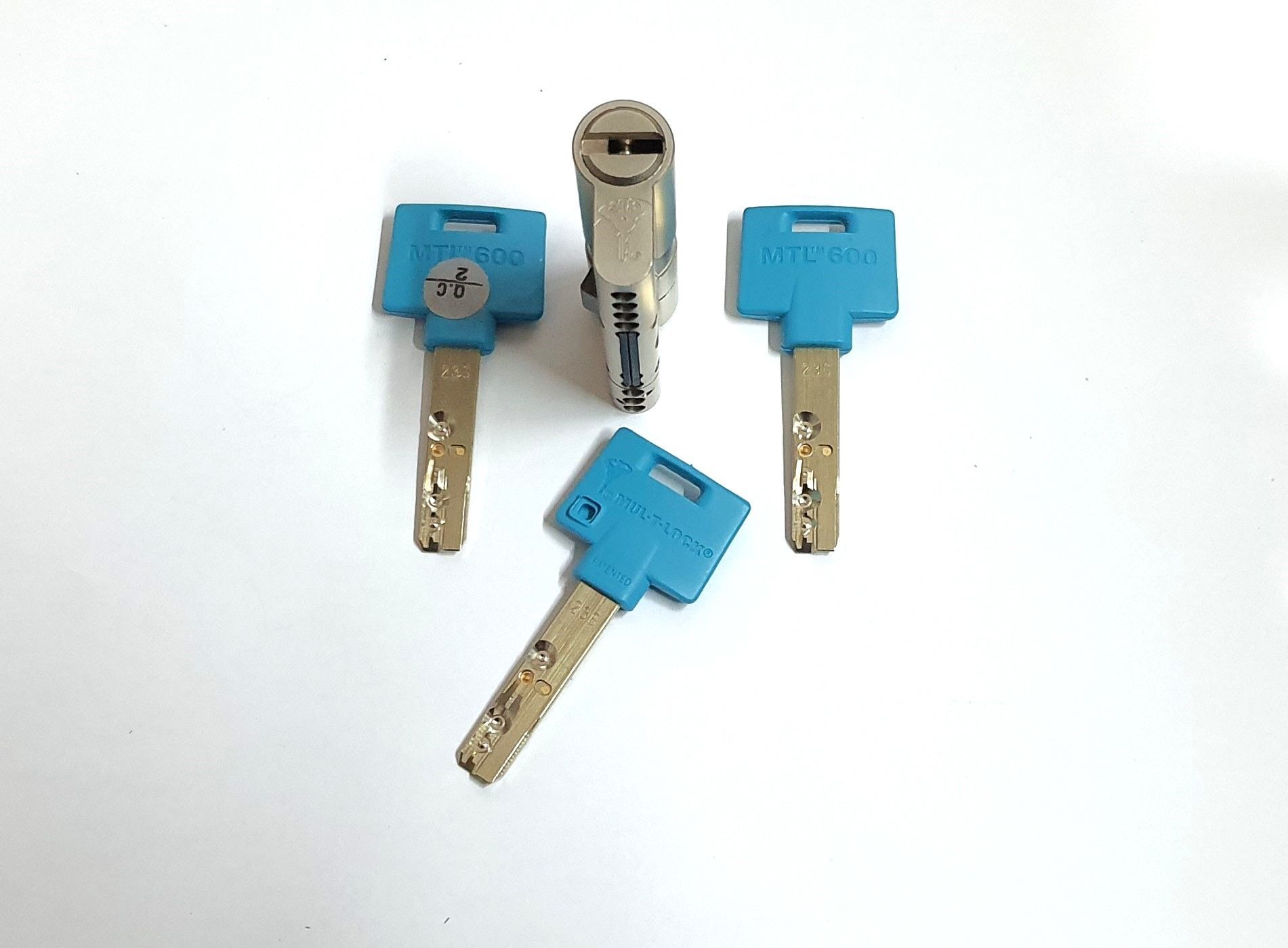 Multlock Mtl600  Yüksek Güvenli Tuzaklı Çelik Takviyeli  Barel 69 MM 3 Anahtarlı