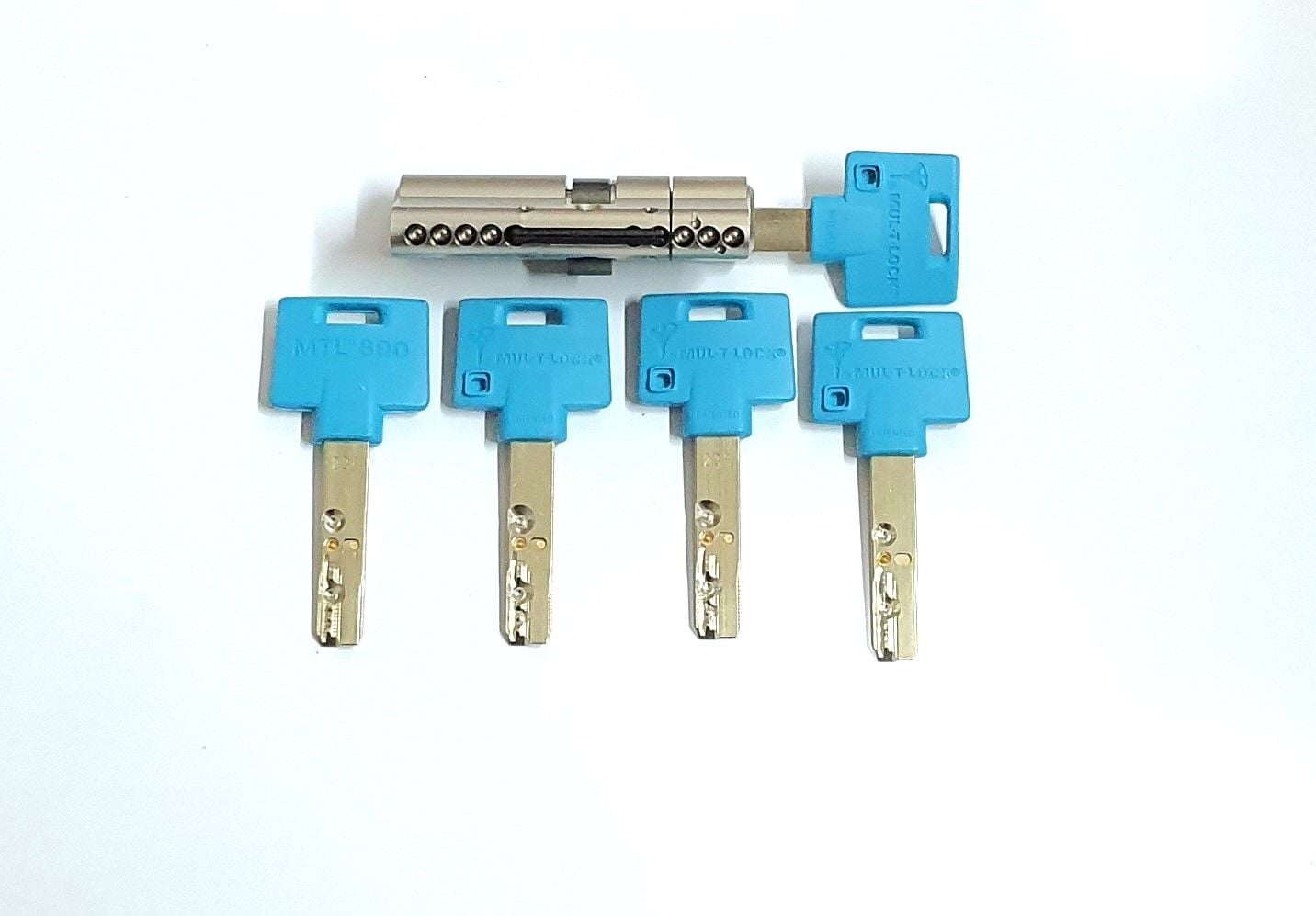 Multlock Mtl600  Yüksek Güvenli Tuzaklı Çelik Takviyeli  Barel 69 MM 5 Anahtarlı