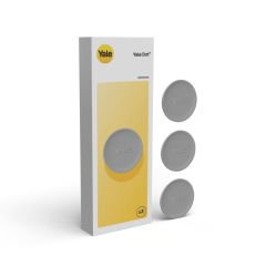 Yale Dot® - Siyah - 3'lü Paket Gümüş