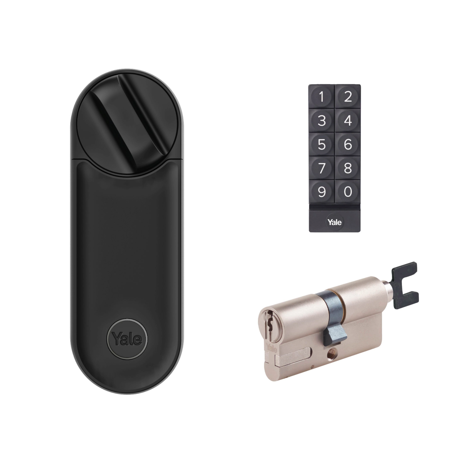 Yale Linus L2 Akıllı Kilit Seti Siyah Linus, Barel ve Tuş Takımı