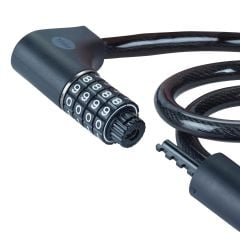 Yale Essential Kablolu Bisiklet Kilidi - Şifreli - Anahtarlı YCC0/12/100/2