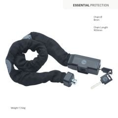 Yale Essential Zincirli Bisiklet Kilidi 900mm - Anahtarlı YCHK0/8/90/2