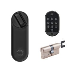 Yale Linus L2 Akıllı Kilit Seti Siyah Linus, Barel ve Parmak İzli Tuş Takımı