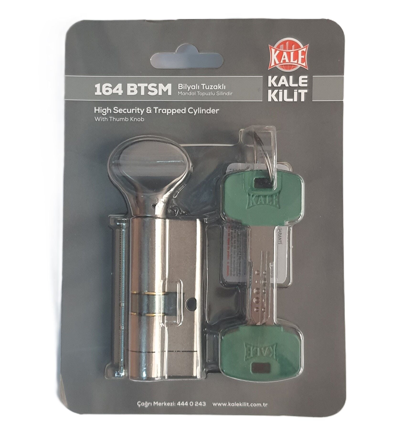 Kale 164 BtsM Bilyalı Barel Tuzaklı Silindir Emniyet Kartlı