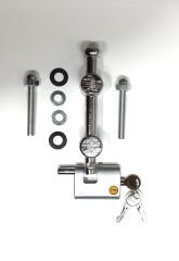 Yuma Pimapen Kapı Emniyet Aparatı Yale 60 mm Krom Asma Kilit Dahil