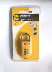 Yale Klipsli Şifreli Asma Kilit (TSA Onaylı) YTP2/26/216/1Y