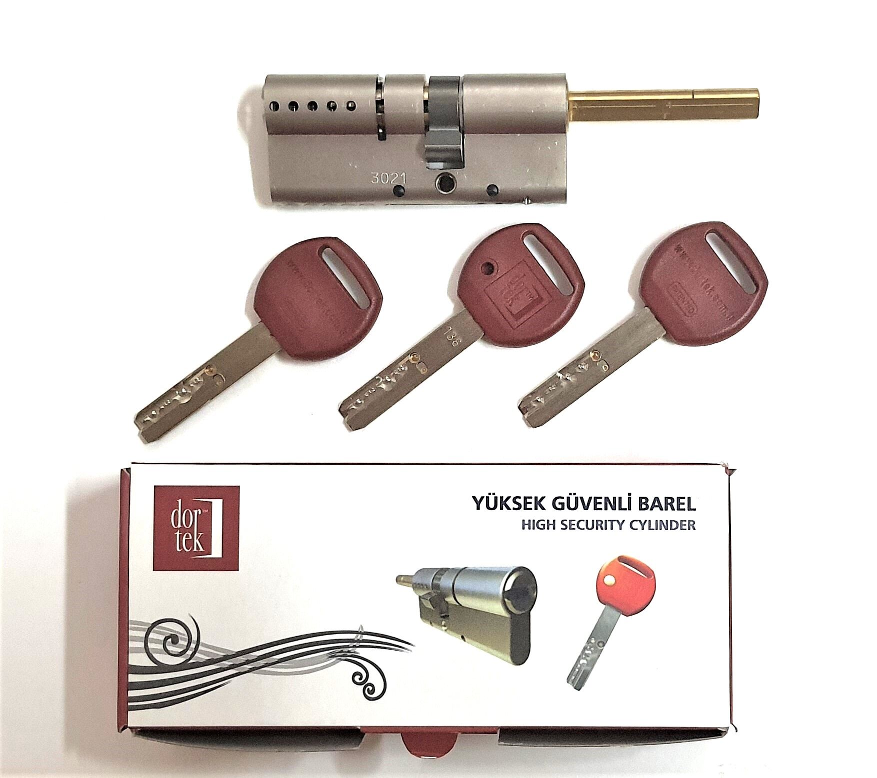 Dortek Kuyruklu Barel Yüksek Güvenlik Bareli 76 mm