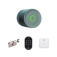 Yale Linus L2 Lite Akıllı Kilit Seti Gümüş Linus, Barel, Parmak İzli Tuş Takımı ve Wi-Fi Köprüsü